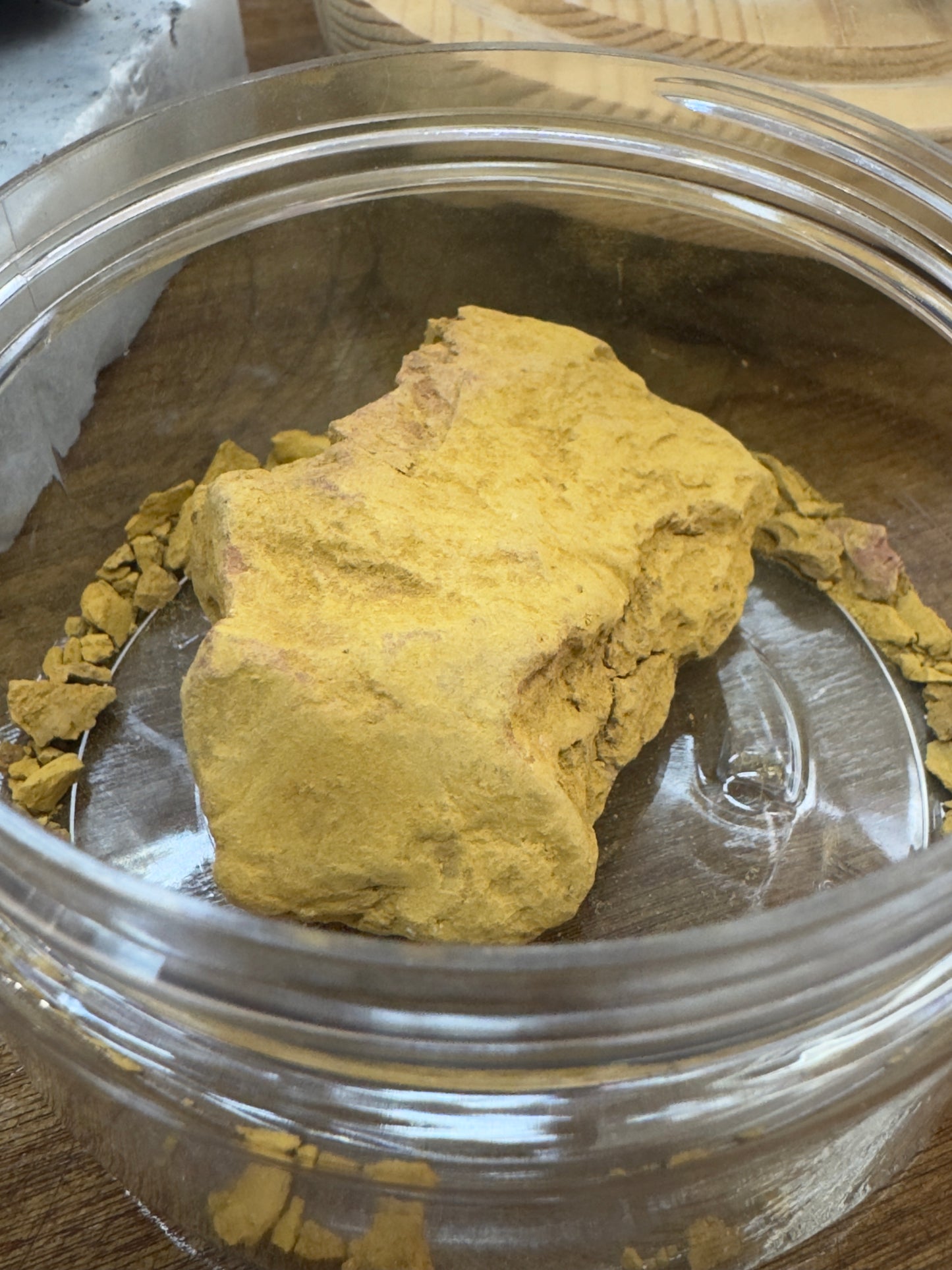 Yellow Moroccan Ochre, in pieces