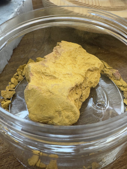 Yellow Moroccan Ochre, in pieces