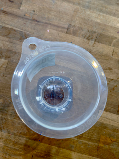 Polypropylene Plastic Funnel, 3 inch 8 oz capacity
