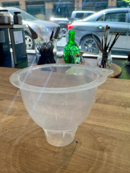 Polypropylene Plastic Funnel, 3 inch 8 oz capacity