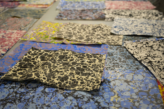 Oct 10 | Marbling With Handmade Paint w/ Sheryl Oppenheim