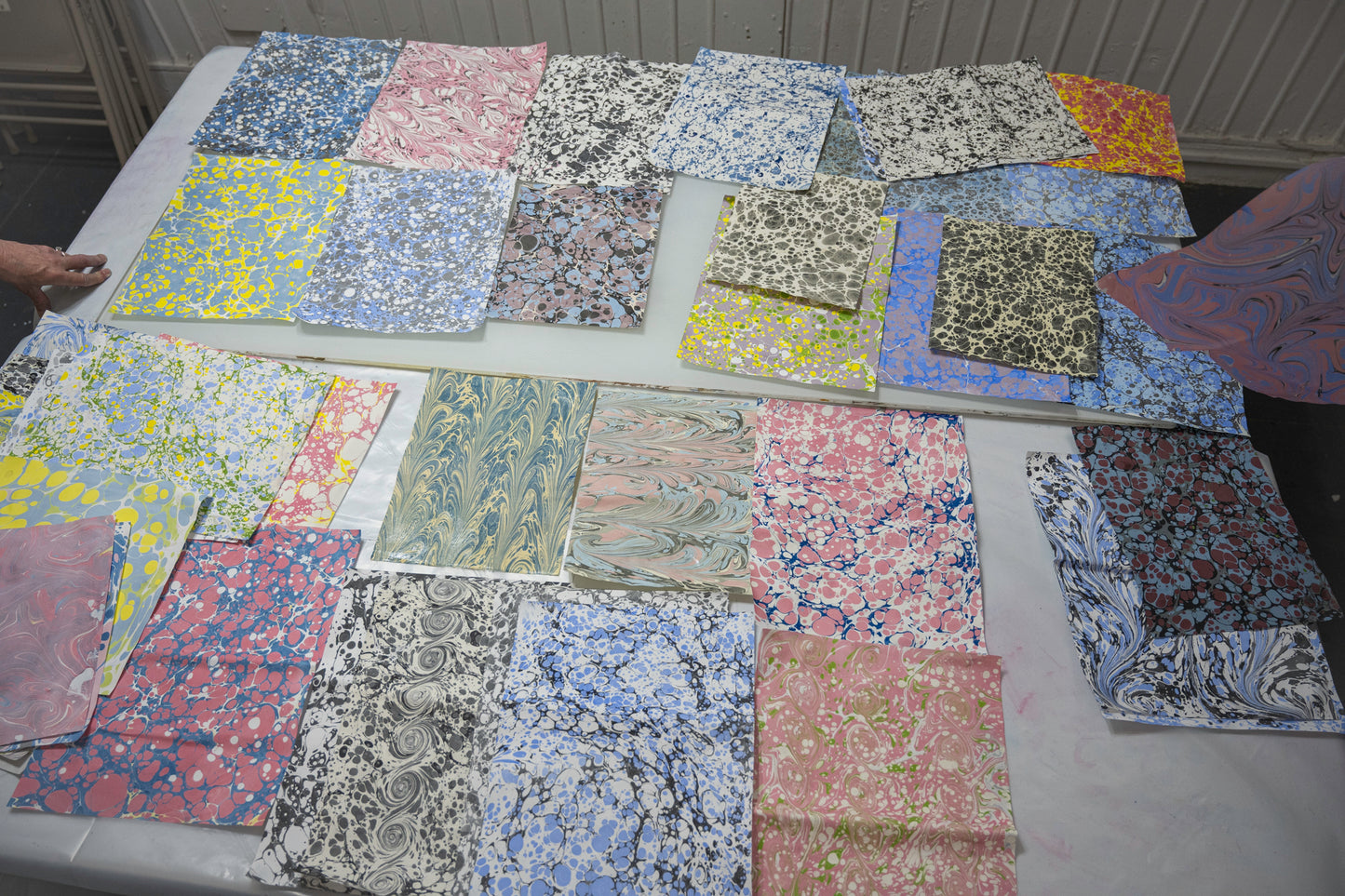 Oct 10 | Marbling With Handmade Paint w/ Sheryl Oppenheim
