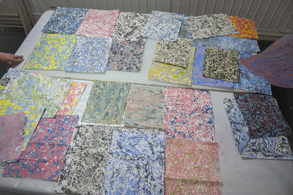 Oct 10 | Marbling With Handmade Paint w/ Sheryl Oppenheim