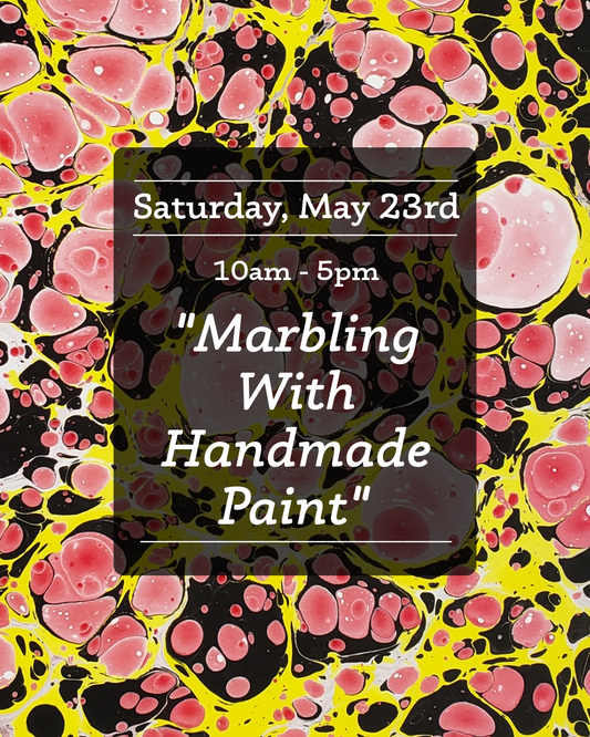 "Marbling With Handmade Paint" Hands-On Workshop