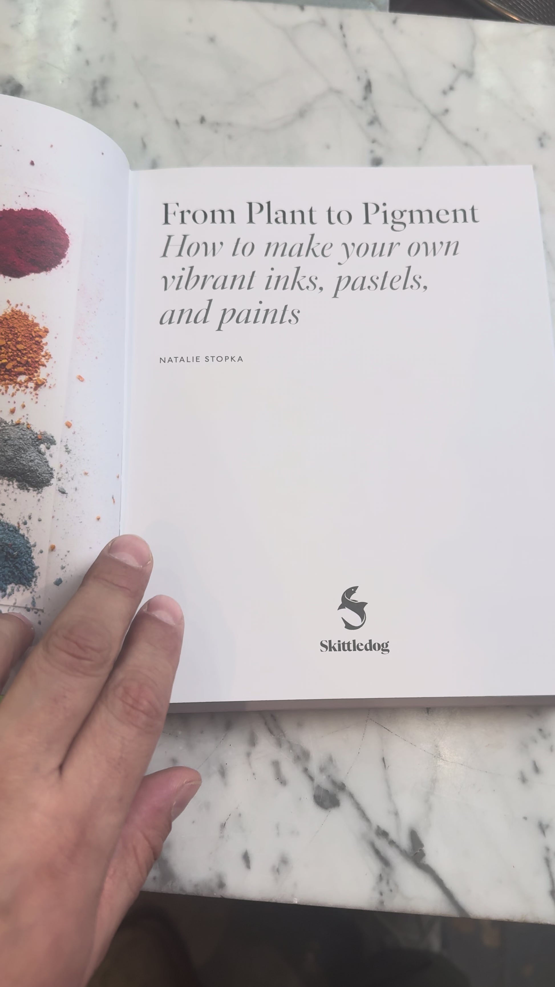 flip through of pigment book